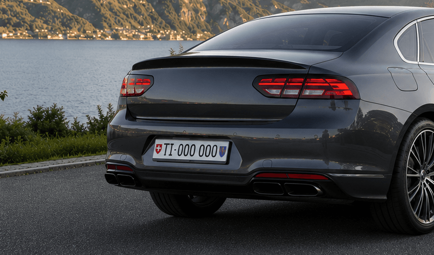 Auto con targa ticinese